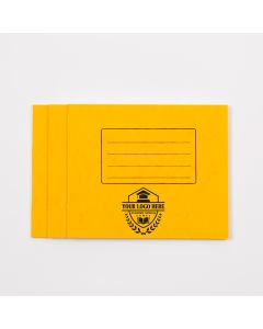  5.25" x 6.5" Exercise Book 32p- 8mm Ruled- Yell