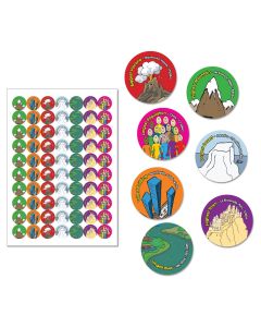 Top Geographer Reward Stickers