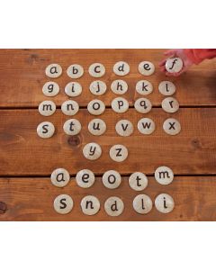 Natural Coconut Alphabet (36Pk)