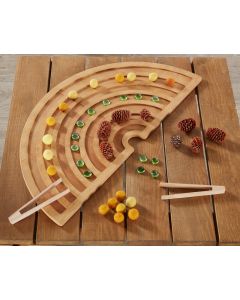 Wooden Rainbow Sorter