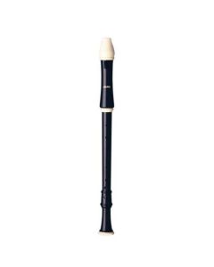 Aulos 211A Tenor Recorder - Brown and White