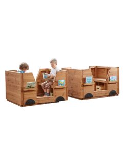 Tete a Tete Reading Train Carriage (2pk)