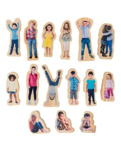 How am I feeling today Wooden People 15Pk