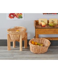 Wicker Shopping Baskets 2Pk