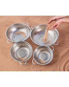 Nesting Metal Colanders 4Pk