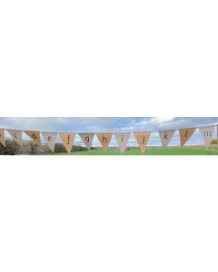 Natural Alphabet Bunting