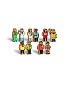 Occupation Wooden People 10Pk