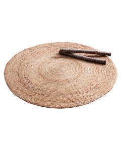 Round Jute Mat 90cm