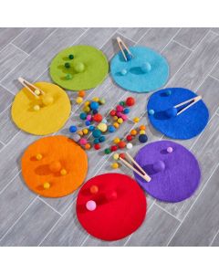 Feltalas Loose Parts Rainbow Mats