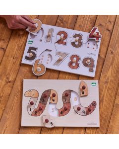 Peg Number Puzzle Set