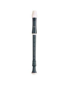 Aulos 209B Treble Recorder - Brown and White