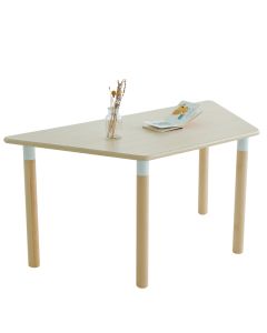 Trapezoid Table with Adjustable Legs