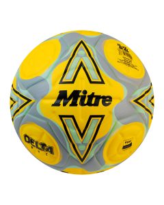 Mitre Delta One Football - 5 - Yellow-Black- Grey