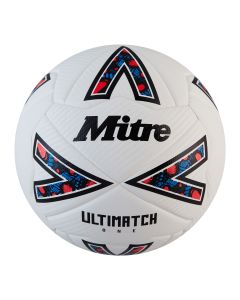 Mitre Ultimatch One Football - White - Size 5 - Pack of 12