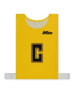 Mitre Pro Netball Bib - Yellow - M - Pack of 7