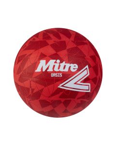 Mitre Oasis Training Netball - Red/White- 4