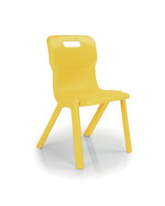 Titan One Piece Chair - Yellow - 3-4 years