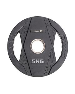 Gym Gear Rubber Plate Dual Grip - 5kg - Pair