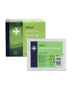 Relipore 7.5cm x 7.5cm Sterile Dressing - Pack of 50