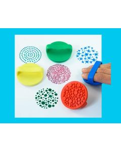 Classmates Rubber Palm Printers - Pack of 4