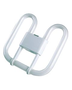 Square Compact Fluorescent - 4 Pin 38W - White