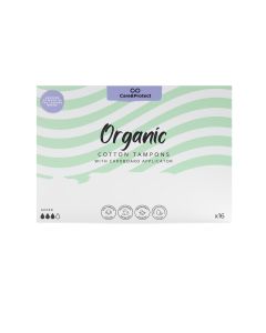 Care & Protect Organic Super Applicator Tampons - Pk 16