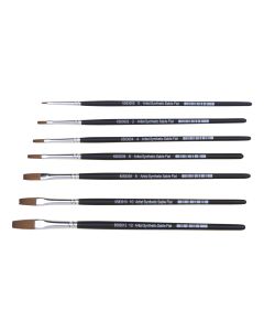 Specialist Crafts Artist Flat Sable Brush Set