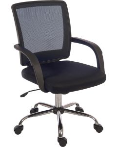 Star Mesh Office Chair - Black