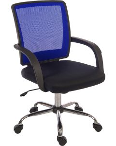 Star Mesh Office Chair - Blue