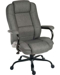 Regal Executive Duo Heavy Duty Fabric Chair - Grey