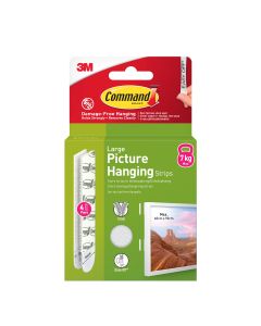 Commandâ„¢ Picture Hanging Strips- White- Large- 4 Pairs