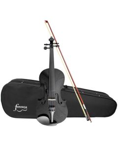Forenza Uno Series Full Size Black Violin Outfit