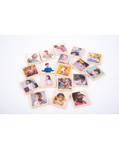 My Emotions Wooden Tiles