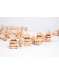 TickiT Wooden Treasures Natural Set