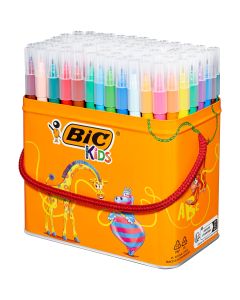 Bic Visa Drum Felt Tip Pens - Pack of 84