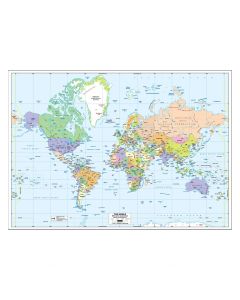 World Political Map - Laminated