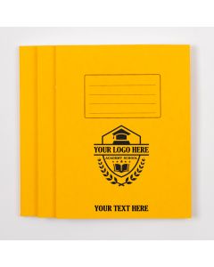  8" x 6.5” Exercise Book 48p - Plain/Bottom 15mm Ruled