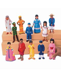 Lakeshore Learning Kids Around the World Block Play People