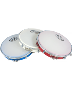 Izzo ABS 10in Pandeiro - Multi-coloured/White Head