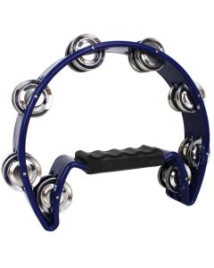 A-Star Half Moon Tambourine - Blue