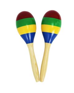 A-Star Multi Coloured Wooden Maracas