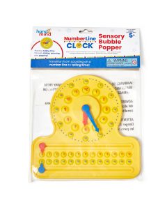 Learning Resources Numberline Clock Sensory Bubble Popper