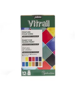 Pebeo Vitrail Explorer Set - 12 x 20ml - Assorted