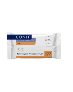 Conti Cleansing Dry Wipes - Pack of 100