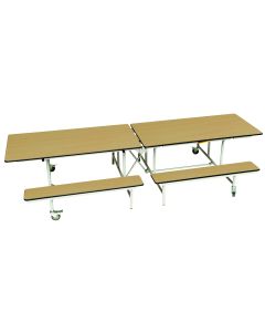 Mobile Folding Bench Unit 8-11yrs Oak