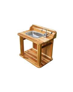 Outdoor Wooden Mobile Water Table