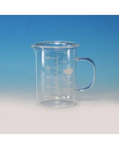 Academy Low Form Beaker with Handle - 3.3. Borosilicate - 100ml - Pack of 6