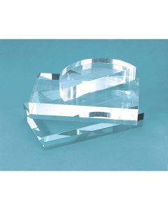 Semi-Circular Perspex Block