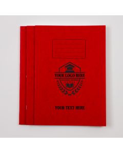  A4+ Exercise Book 48p - Plain- Red - Pk 50