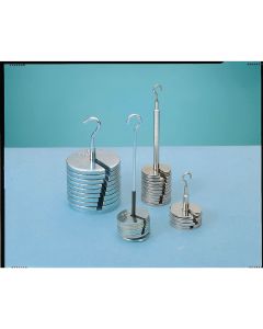 Hanging Slotted Masses - Steel - Spare Slotted Masses - x 100g - Pack of 5
